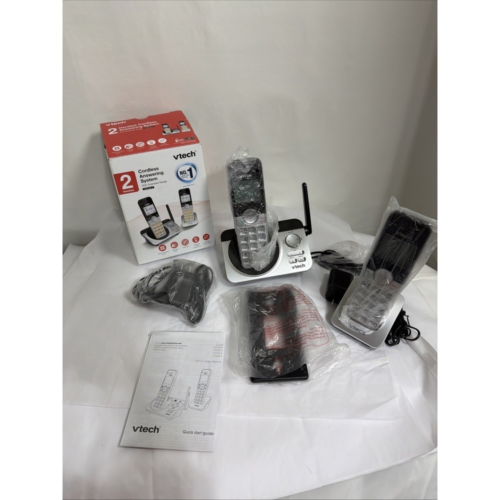 VTech CS5229-2 DECT 6.0 2‎ Handset Cordless Answering System With Extended Range